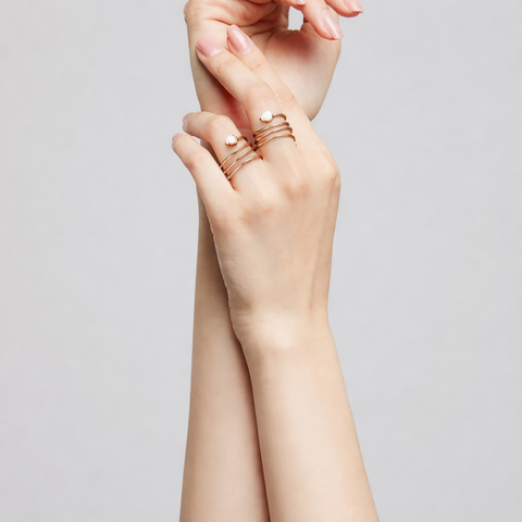 Copper Magnetic Ring for Women - Adjustable Fit