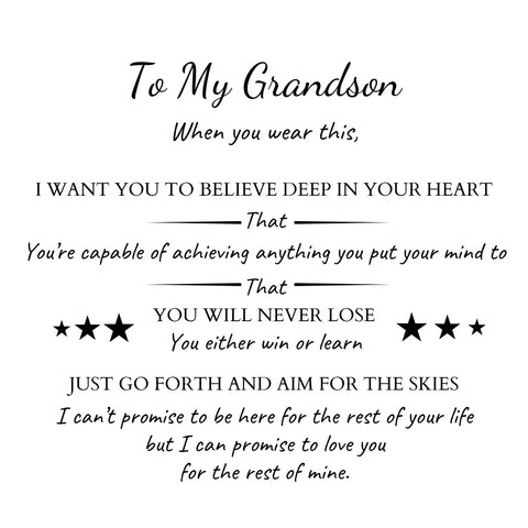 To My Grandson – Forever Together Name Bracelet