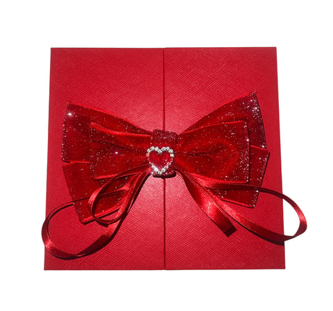 Heart Rose Gift Box with I Love You Projection Necklace