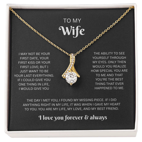 To My Wife Necklace – Romantic Gift for Wife