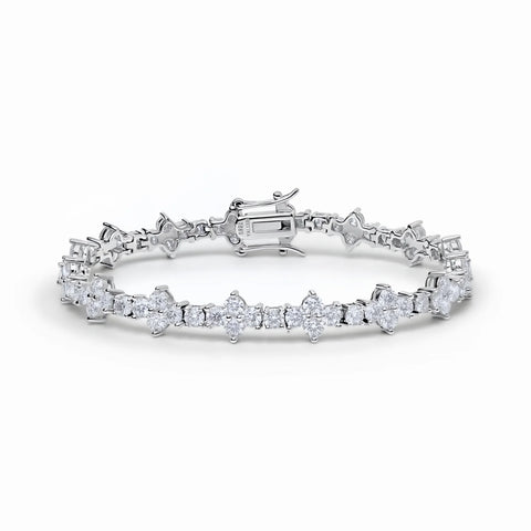 Moissanite Thorn Bracelet – Gold or Silver Luxury Jewelry