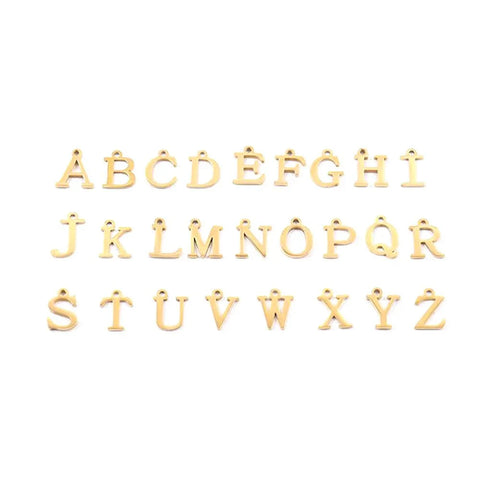 Initial Necklace with Paperclip Chain